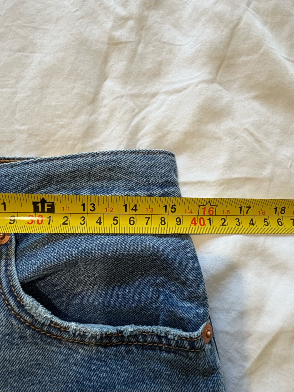 Levi's - Denim Midi Women's Jean Skirt - 27 - Picture 14 of 16